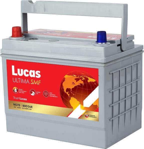 Lucas Ultima ULT NS70/L Maintenance Free Sedan & SUV Battery 2