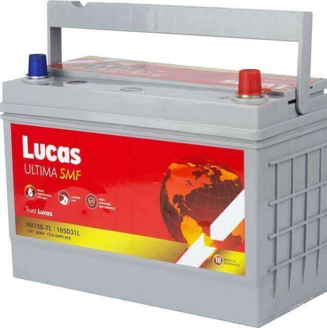 Lucas Ultima ULT NX 120-7/L Premium Maintenance Free Battery