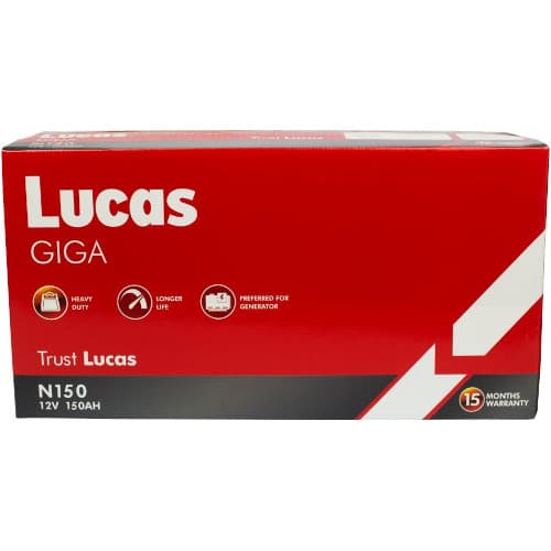 Lucas Giga N150 High-Capacity Bus & Heavy Truck Battery 2