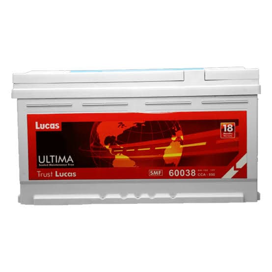 Lucas Ultima ULT G 60038 DIN 100L Ultra-High Capacity SMF Battery 2