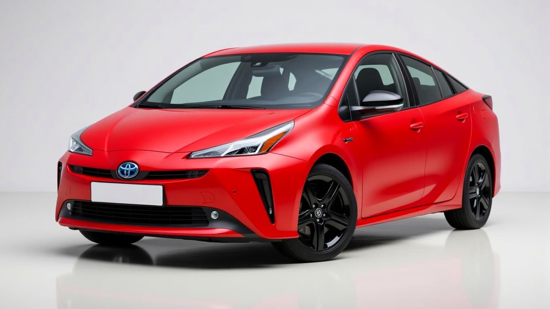 Toyota Prius 2021 Red 2