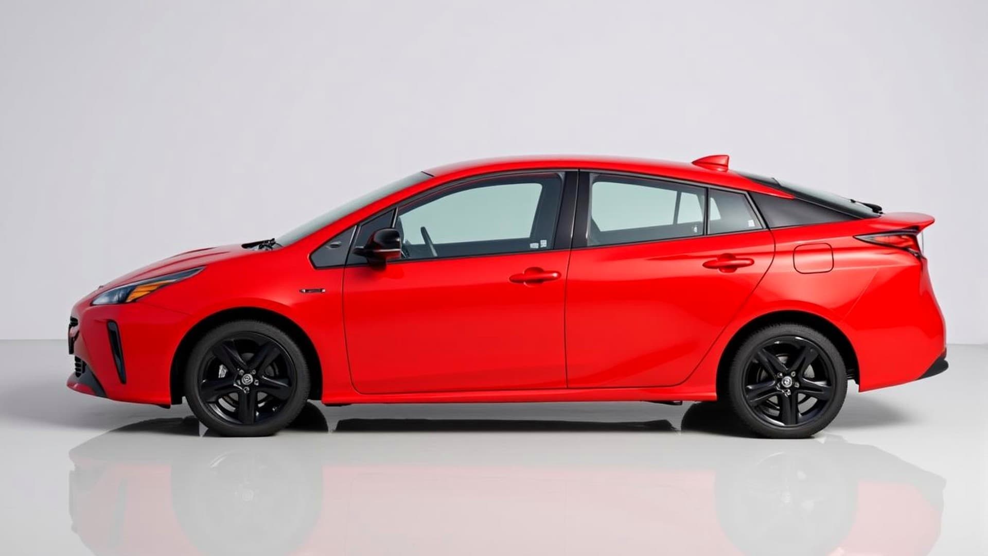 Toyota Prius 2021 Red 3