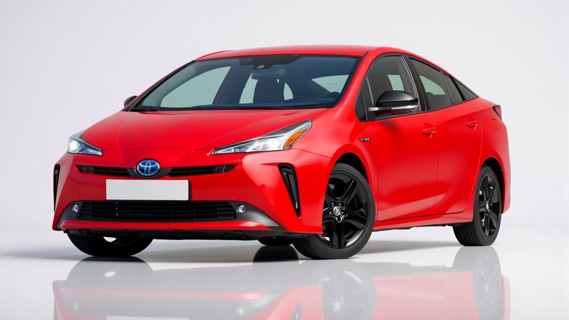 Toyota Prius 2021 Red 5
