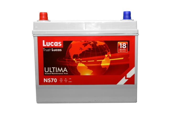 Lucas Ultima ULT NS70/L Maintenance Free Sedan & SUV Battery
