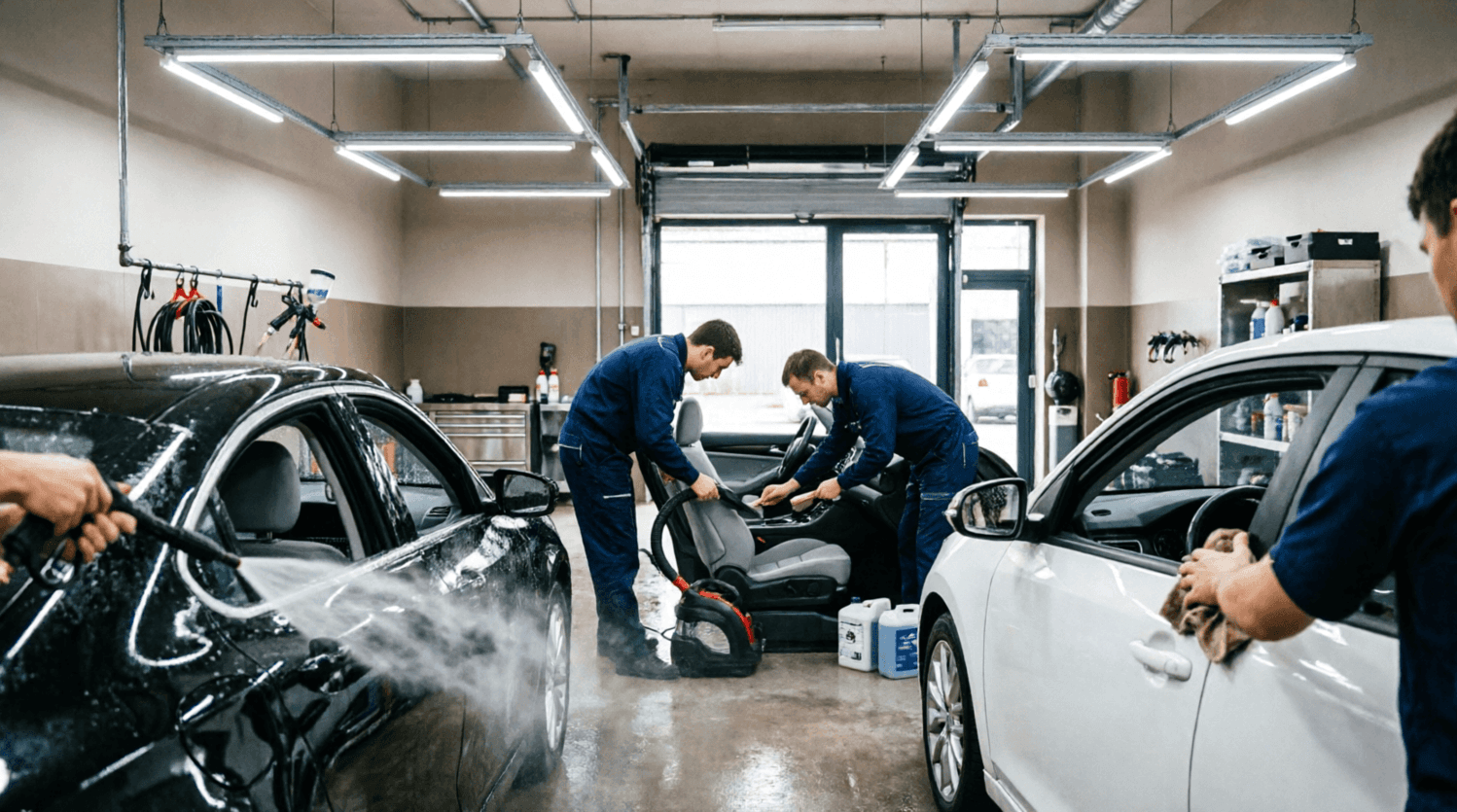 Complete Interior & Exterior Cleaning – Sedan & Hatchback