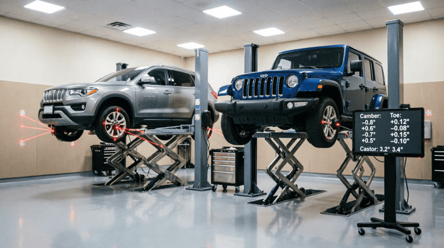 Computerized Wheel Alignment Inspection – SUV, Jeep & Microbus