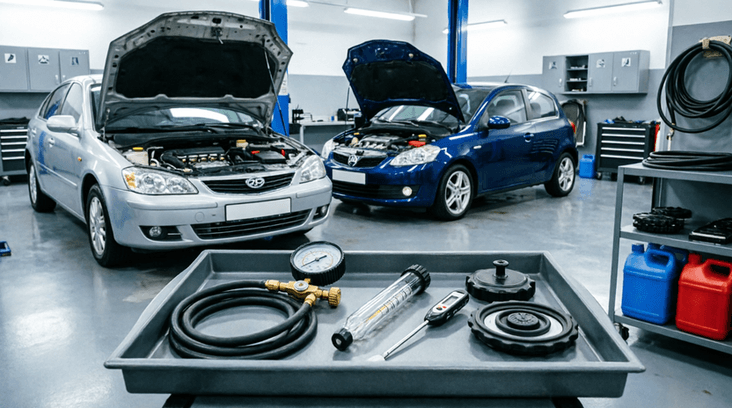 Cooling System Performance Inspection – Sedan & Hatchback
