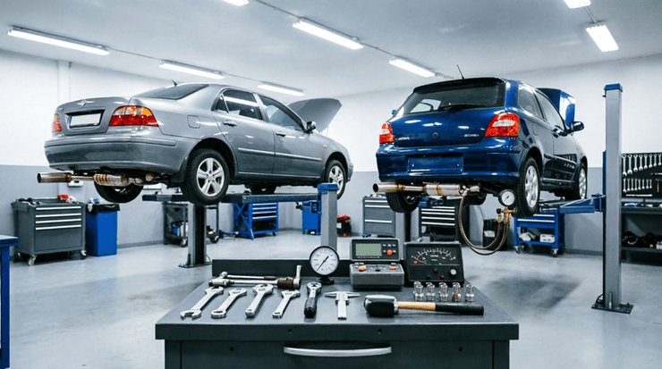 Exhaust & Emission System Inspection – Sedan & Hatchback