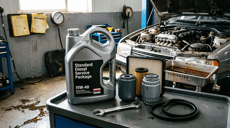 Standard Diesel Service Package – 15W-40