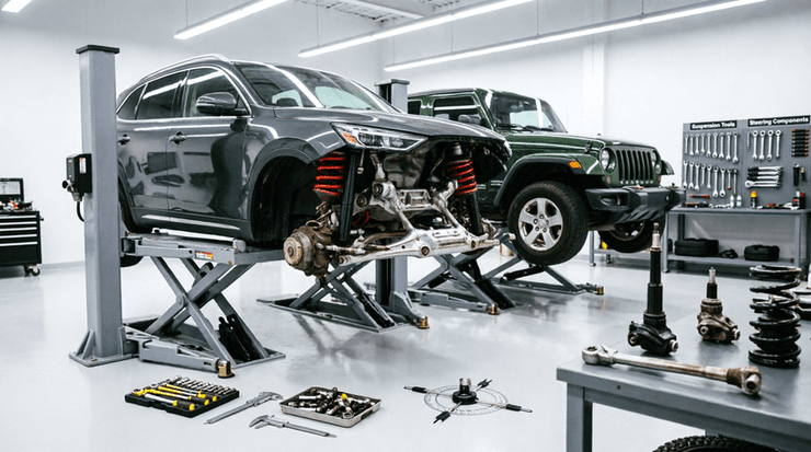 Steering & Suspension Safety Inspection – SUV, Jeep & Micro