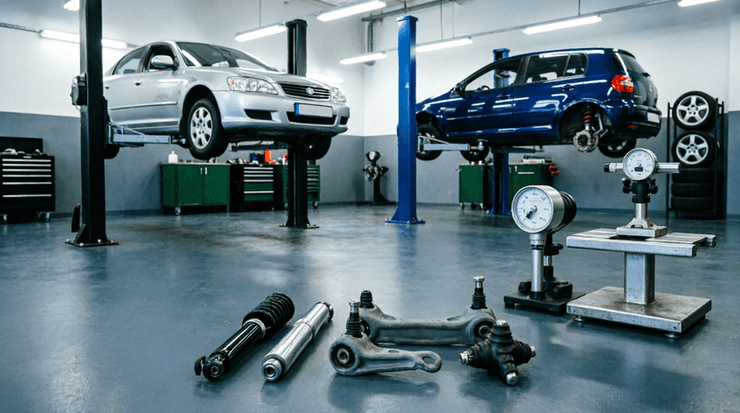 Steering & Suspension Safety Inspection – Sedan & Hatchback